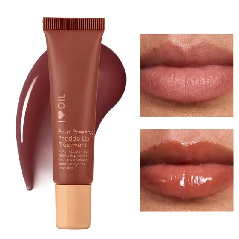 CfLiquid Lip CusHydrating Smoothing Jules Lines Jelly Pout, Liquid Lip CusHydrating Gelée Transparente, Huile de Baume Jules