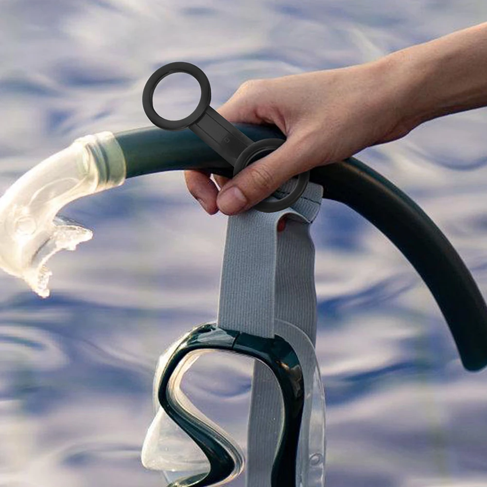 

10pcs Diving Mask Buckle Snorkel Strap Silicone Holder Belt Dive Gear Scuba Mask Waterproof Accessories Retainer