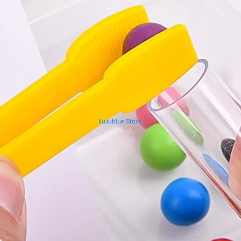 Jouet assorti couleur pour le jeu jouets d'empilement couleur pour tout-petit dans tasse couleur 62cf