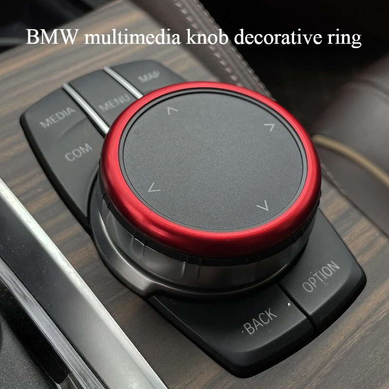 

Suitable for BMW 2 / 3 / 4 / 5 /7 /6 GT X3X4X5X6 Multimedia Knob Decorative Ring Cover Sticker