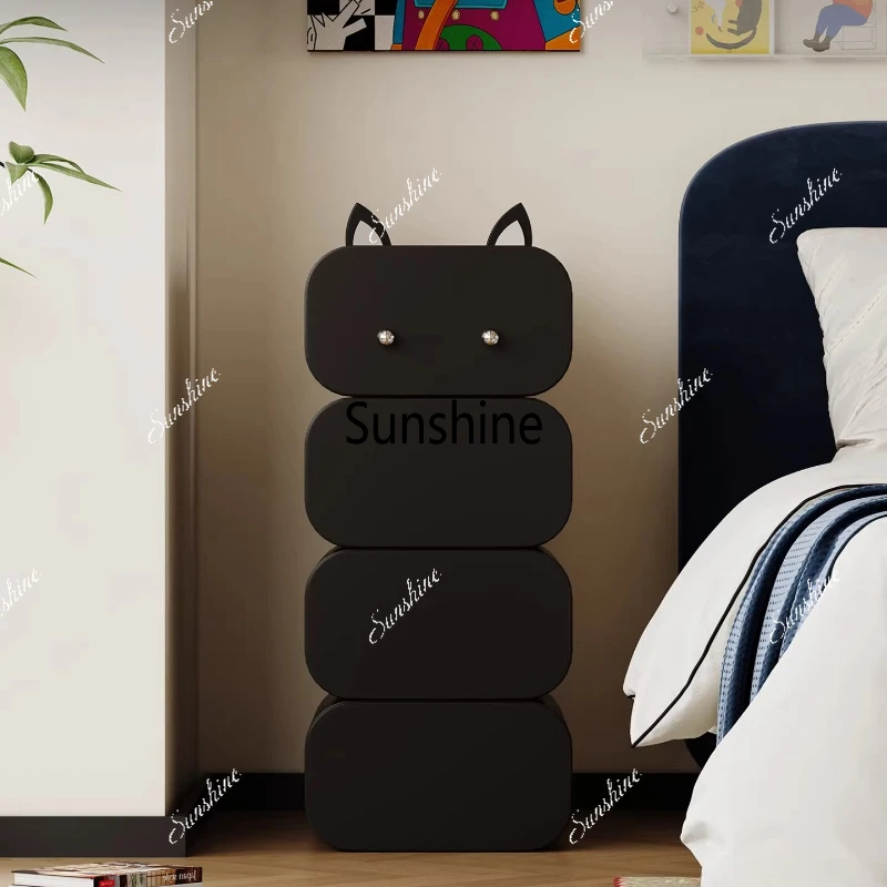

Super narrow cute chest of drawers, small bedroom, household storage, four chest of drawers