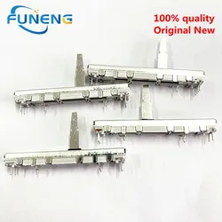 5pcs DDJ-SB DDJ-SB2 DDJ-SB3 DDJ-400 Straight slip potentiometer,10KB×2,DCV1024,Total length 60mm,DDJ-SB DDJ-SB2 DDJ-SB3 DDJ-400