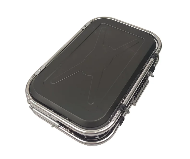 Black Color Customized Outdoor Camping Folding Storage Box Kitchen Cooking Stove