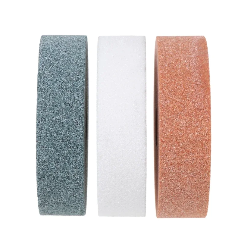 1 pz 3 "75mm mola tampone per lucidatura disco abrasivo abrasivo 6mm/8mm albero con gambo per smerigliatrice metallica Dremel utensili rotanti