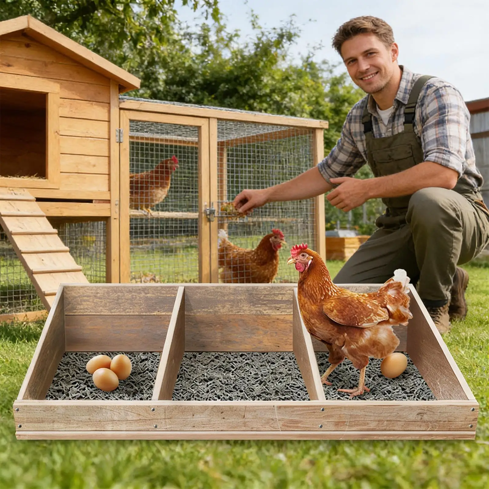 

Chicken Nesting Pads Laying Mat For Hens Washable Chicken Bedding For Barn Backyard Garden Lawn Farm Poultry Duck Quail Coop