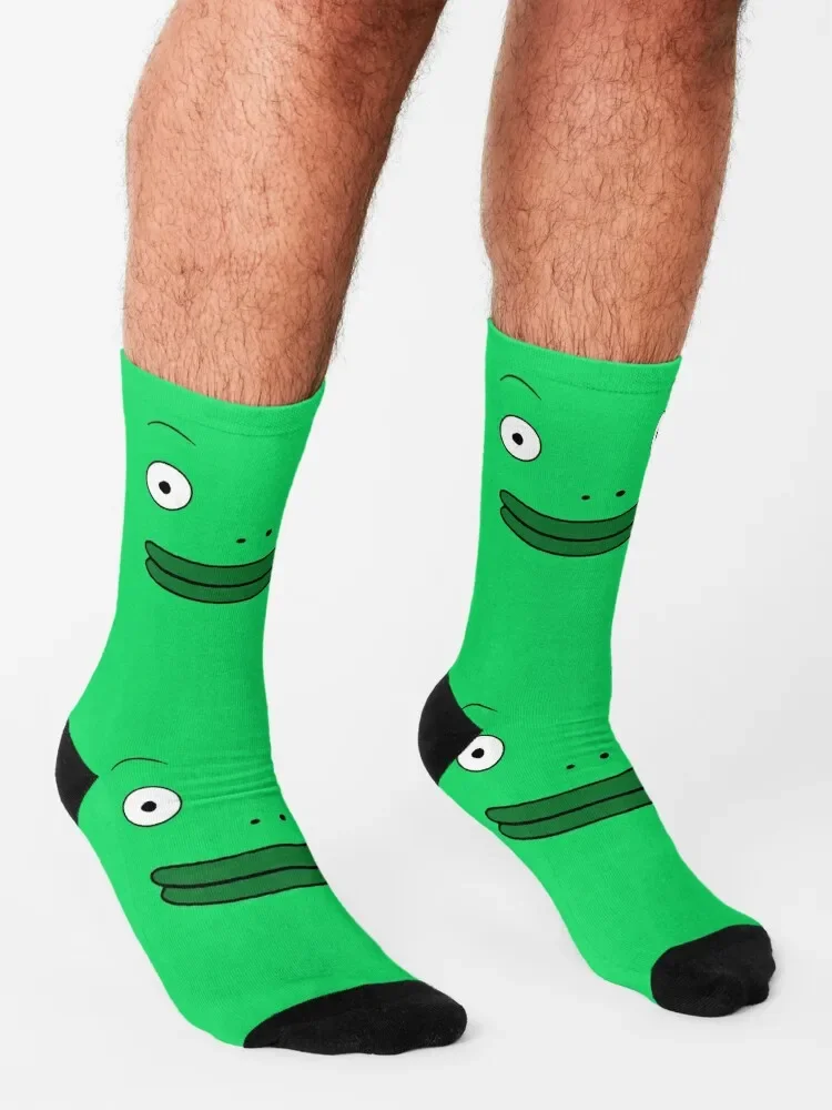 Ensemble de chaussettes d'hiver chaudes avec imprimé I'm Mr. Frog, chaussettes pour hommes et femmes