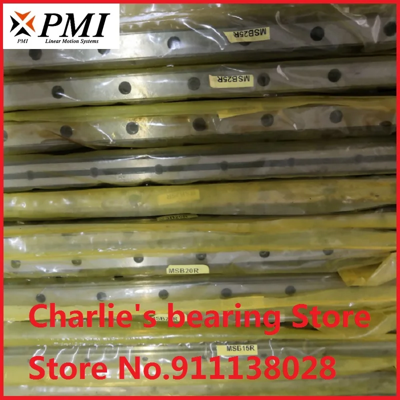 Imagem -02 - Trilho de Guia Linear Original Somente Pmi Msb20r250 mm 500 mm 600 mm Comprimento 100 Brandnew Original