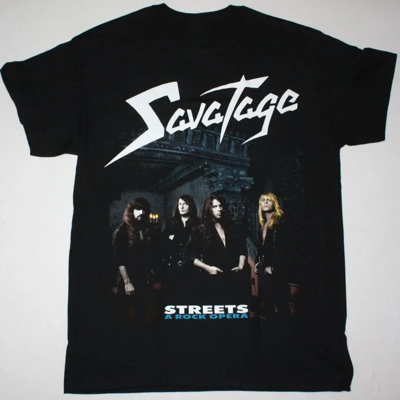 Rare SAVATAGE STREETS A ROCK OPERA T Shirt Black S to 5XL Gift For Fans K2601