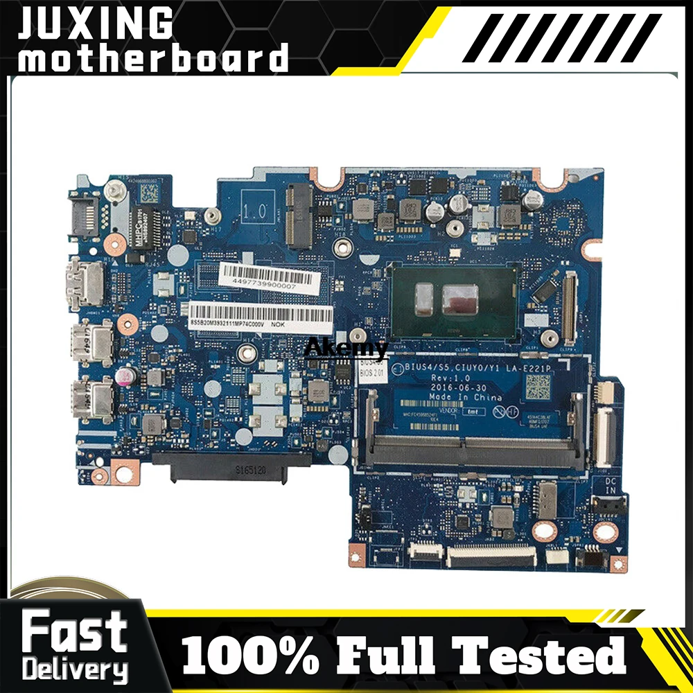 

LA-E221P For LENOVO YOGA Yoga 510-14IKB Flex 4-1480 LA-E221P Mainboard 100% Tested Laptop Mainboard
