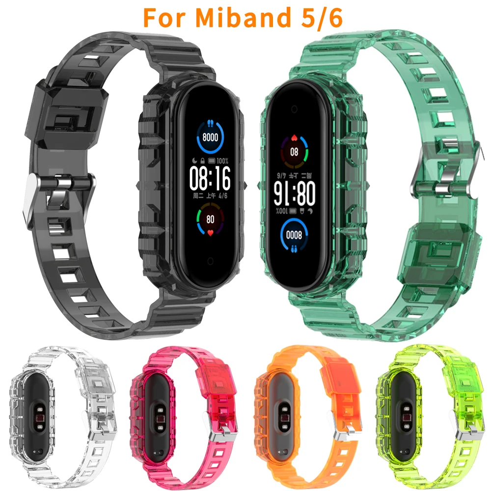 المعصم حزام ل شاومي Mi الفرقة 6 5 سيليكون الذكية ساعة معصمه ل Miband 5/6 الرياضة سوار استبدال حزام (استيك) ساعة Correa