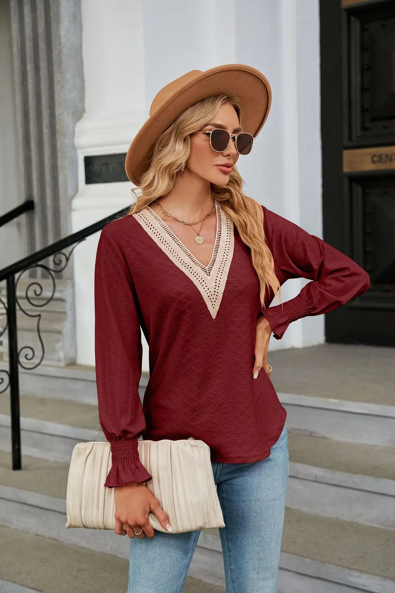 

Vintage Women Shirts And Blouses Office Lady Elegant Blouses Solid Top Fashion Streetwear Female Clothing Blusas Para Mujer