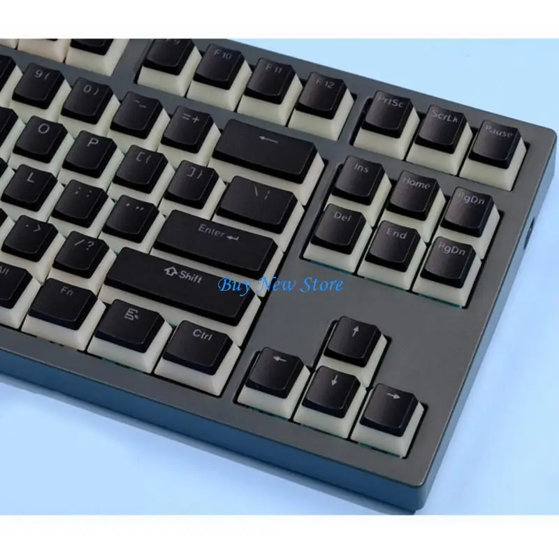 

20CE 129keys / Set PBT Keycaps Backlit Keycap OEM Profile for Cherry Mx Mechanical Keyboard with Translucent Layer