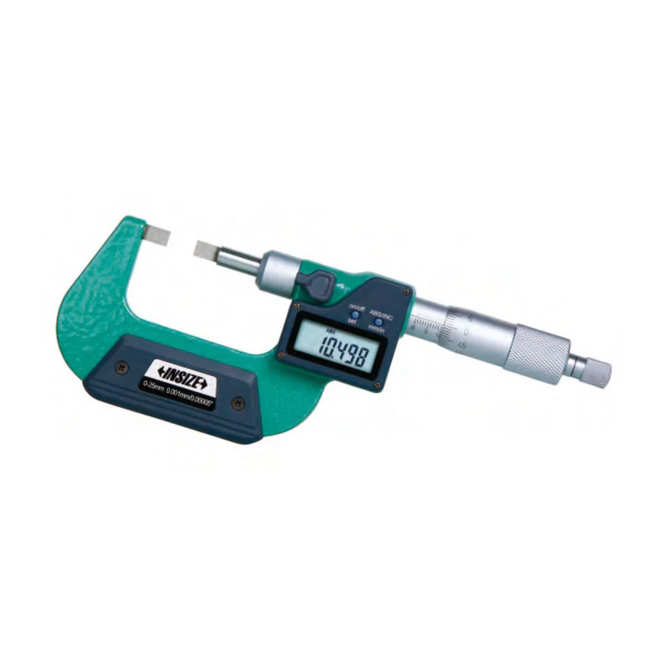 

Insize 3532-25A/3532-50A/3532-75A/3532-100A/3532-125A Type A 0.75mm Blade Thickness Digital Blade Micrometers