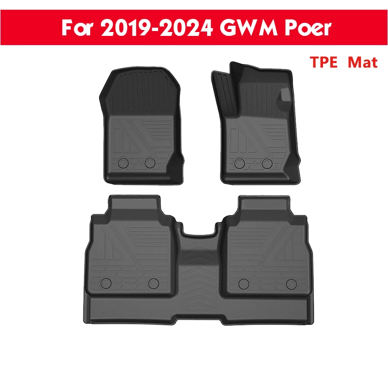 

Специальные коврики из TPE для GWM Poer 2019-2024, для лево- и праворульных автомобилей, индивидуальная подгонка, аксессуары для салона автомобиля, легко устанавливаются и чистятся.