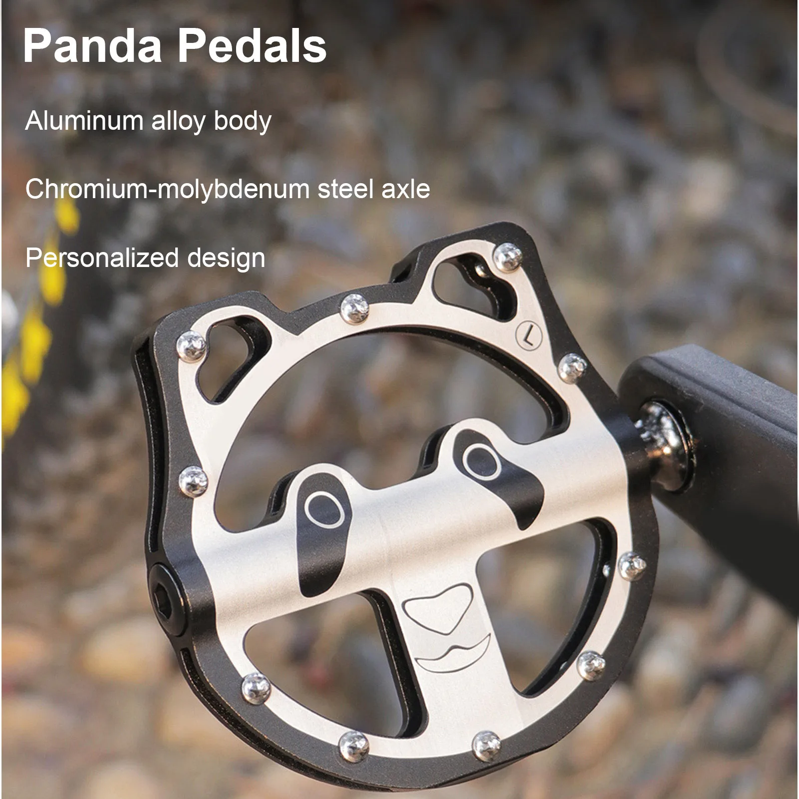 دواسات الدراجة من سبائك الألومنيوم CNC مناسبة مع دبابيس مضادة للانزلاق لدواسات الدراجة الجبلية على الطرق من سبائك الألومنيوم #2