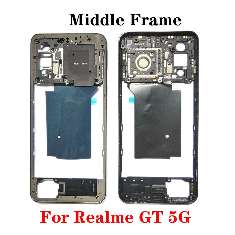 Best Quality Middle Frame For Oppo Realme GT 5G RMX2202 Middle Frame Housing Bezel Repair Parts