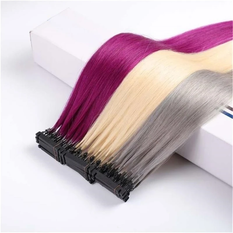 best quality hair extension  just use 20minutes to complete install all head wig making machine