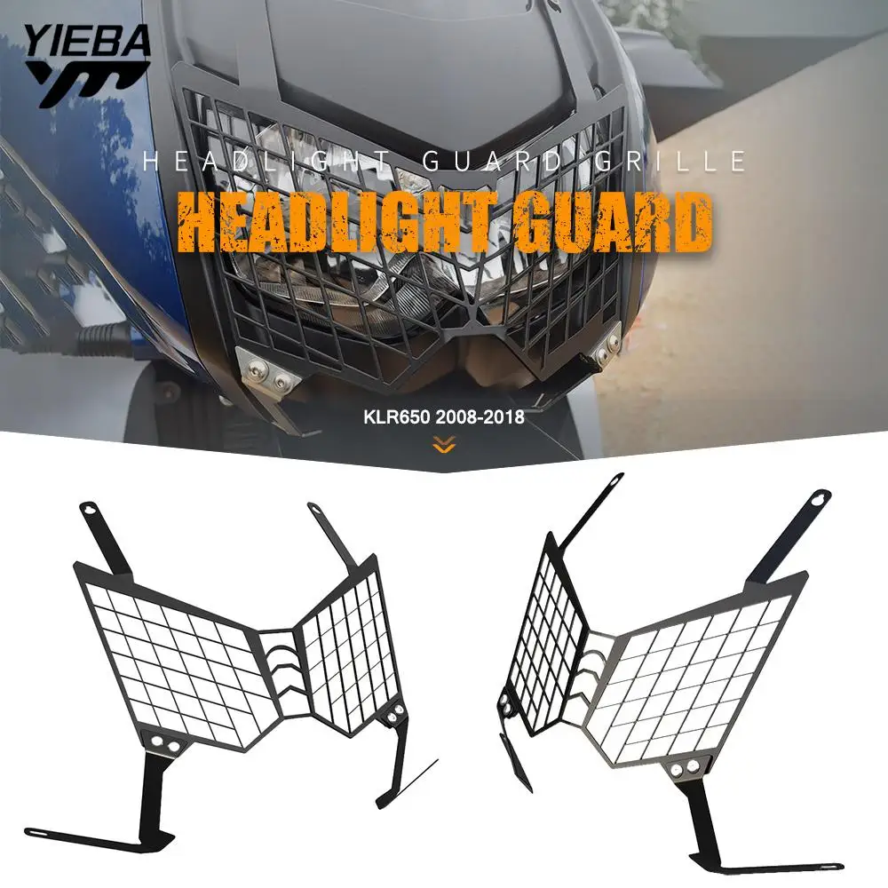 

Защита передней фары мотоцикла для Kawasaki KLR650 KLR 650 2008 2009 2010 - 2018