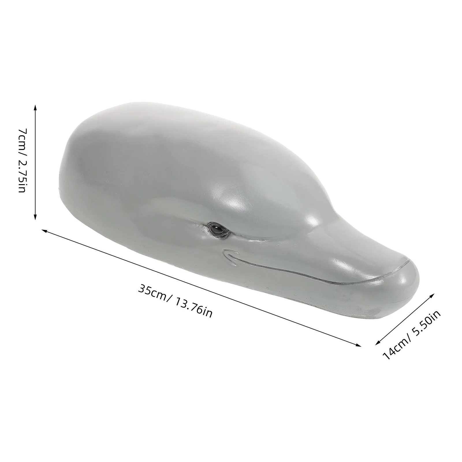 فرس النهر رئيس تمثال الراتنج حديقة النحت في الهواء الطلق فناء ديكور سطح المكتب الحيوان للمنزل حوض السمك حديقة الديكور