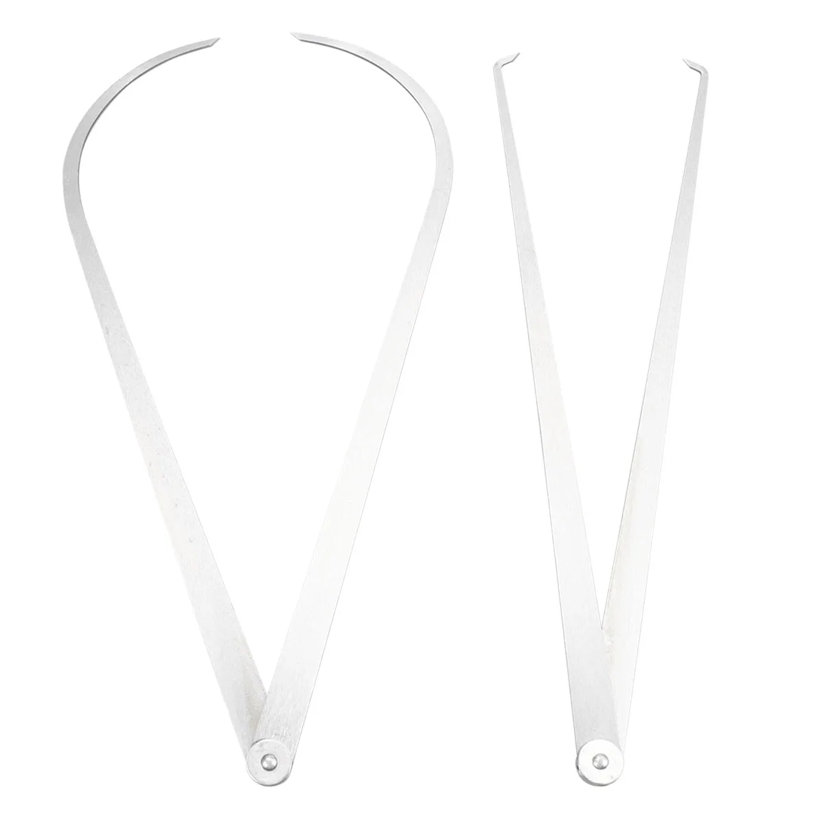 

2pcs 500Mm High Precision Caliper Rust-Resistant Outside Length Measurement Tool For Cylinder Diameter