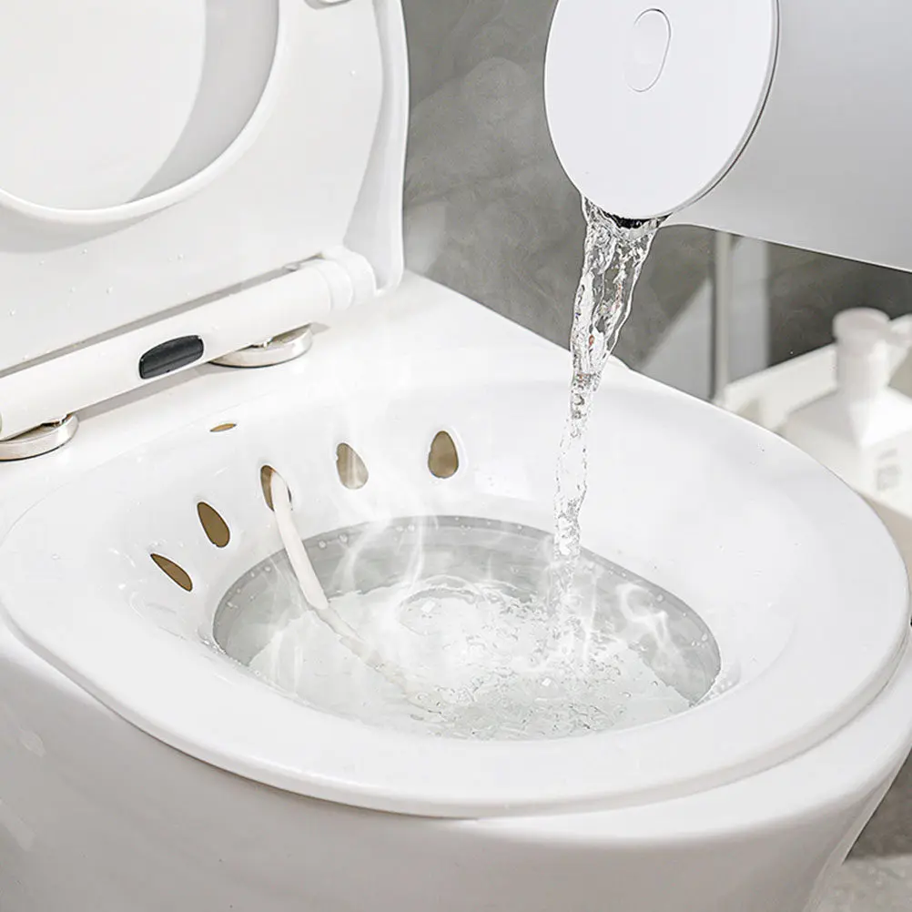 1Pc Foldable Squat-Free Bidet for Pregnant Women Practical Toilet Washing Basin Plastic Bidet for Comfortable Hygiene