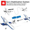 스포츠 커브 500 RC 비행기 원키 곡예 비행 리모컨 비행기, Xpilot 안정화 시스템 포함, 2.4G, 2CH 글라이더 항공기 762-2 5