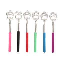 1pcs Bear Claw Stainless Steel Itching Massager No Need For Manual Labor Stainless Steel Retractable Itching Device