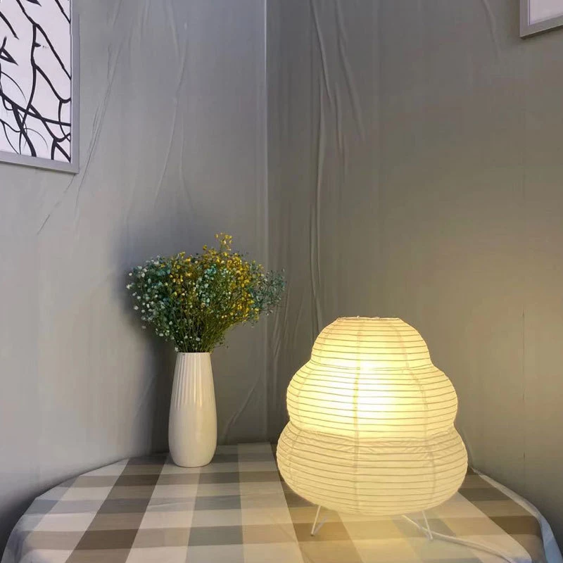 

Rice paper lamp, living room, dining room, hotel bedroom, bedside table lamp, home decoration, LED xuan paper origami night ligh