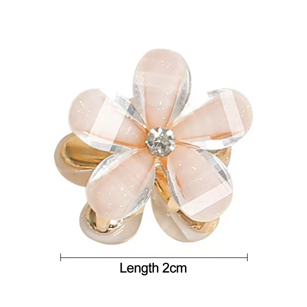 Women Cute Big Flower Hair Claw Shaped Clip Ladies Girls Candy Colors Hair Clips