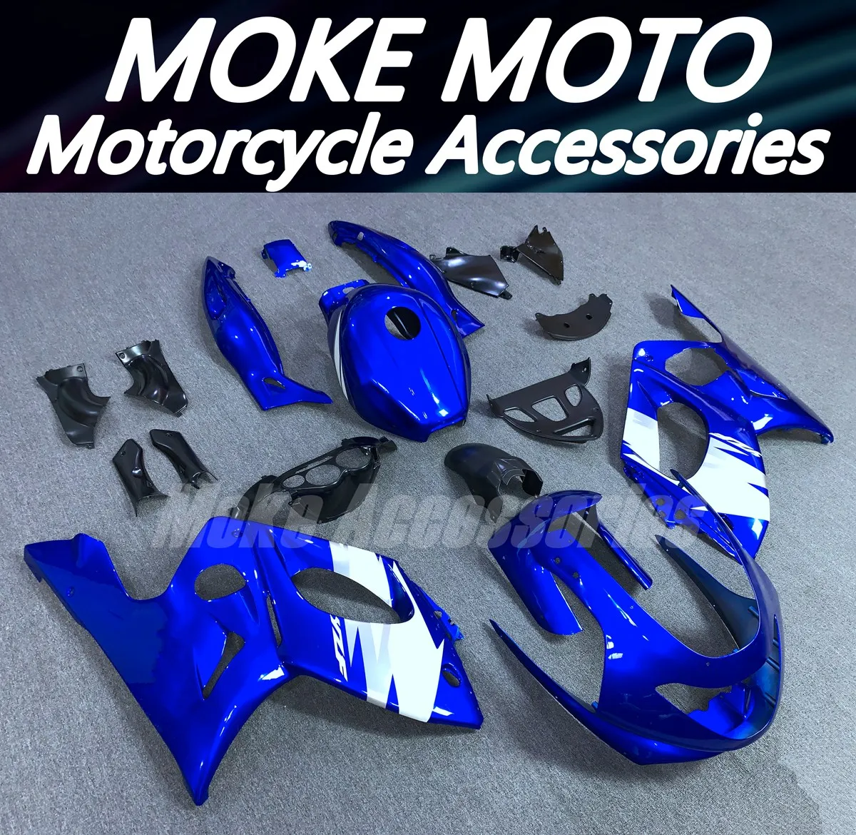 Motorcycle Fairings Kit Fit For Yzf600r 1997 1998-2005 2006 2007 Bodywork Set High Quality Abs Injection New Blue White