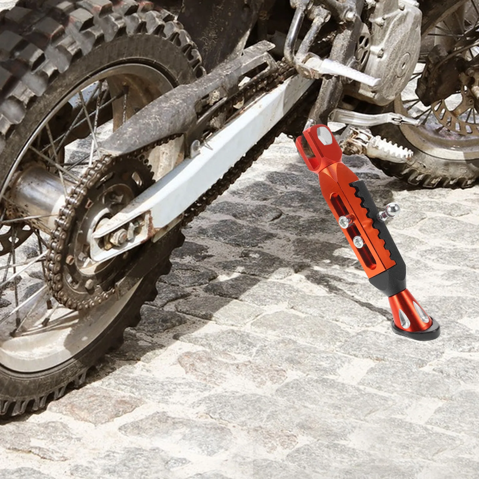 

Aluminum Alloy Electric Motorcycle Side Stand Adjustable Kickstand Replacement Cycling Bike Support Kickstand Mountain Bike