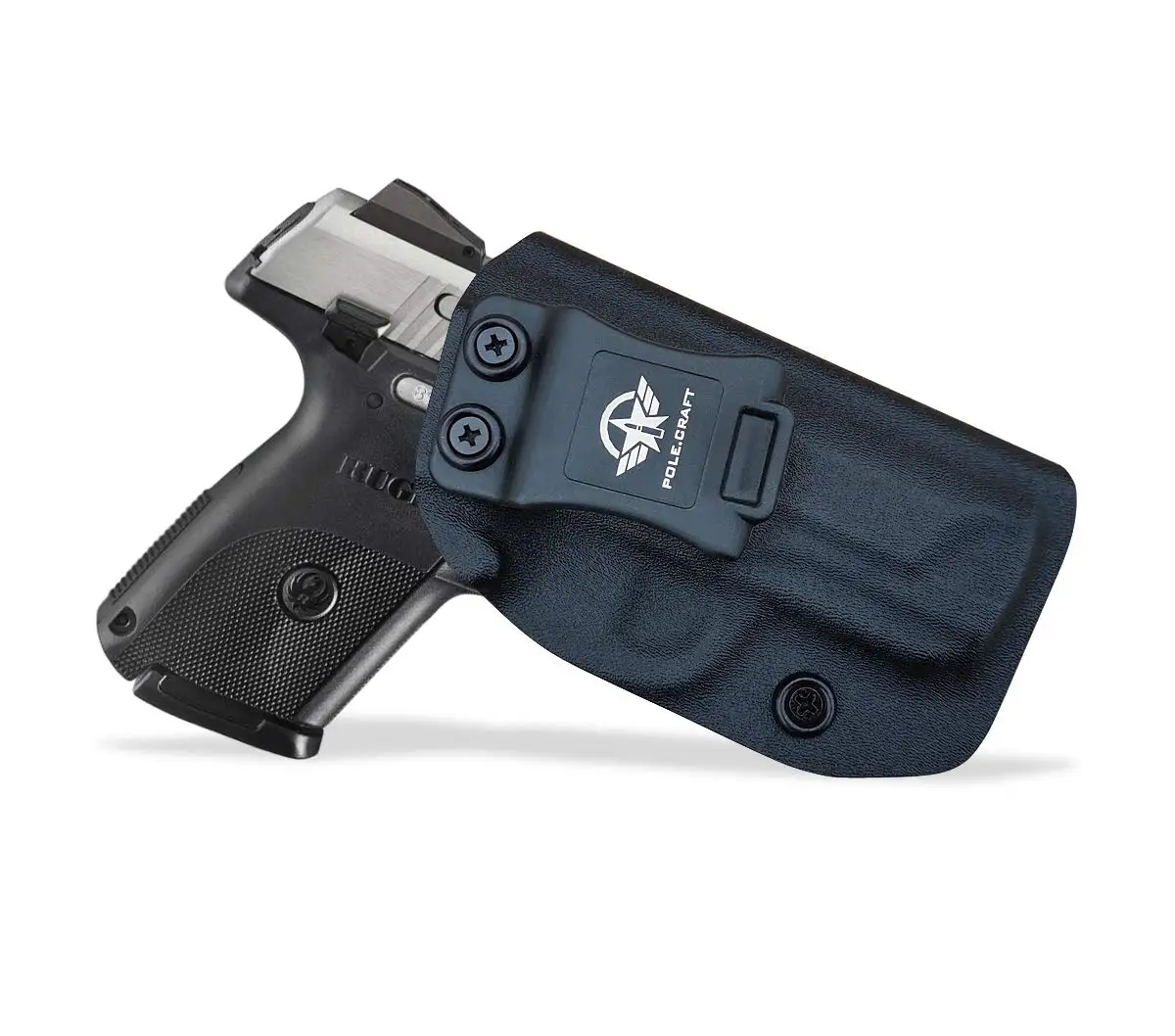 Ruger SR9C Holster - Ruger SR40C Holster IWB Kydex Holster Custom Fit: Ruger SR9C / Ruger SR40C Pistol - Cover Mag-Buttom