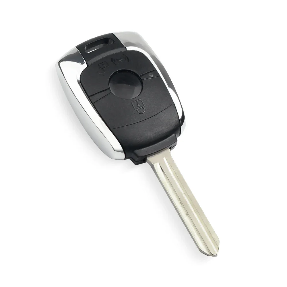 KEYYOU New Replacement For SsangYong Korando Kyron Actyon Rexton Smart Remote 2 Button Car Key Case