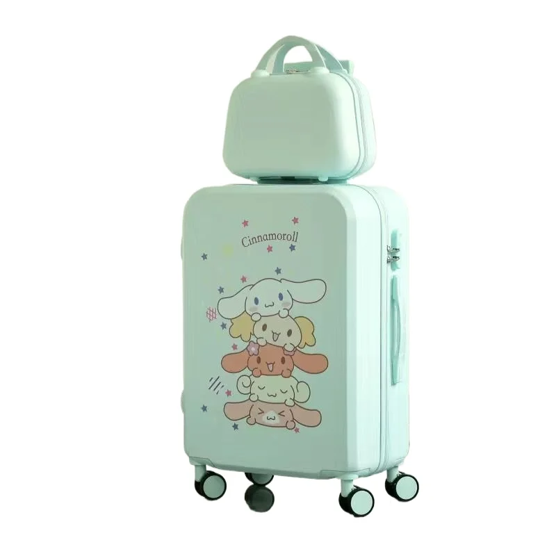 Cinnamoroll Kawaii Sanrio Anime Luggage Password Suitcase Cute Cartoon Lightweight  Trolley Box Boarding Storage Case Gifts