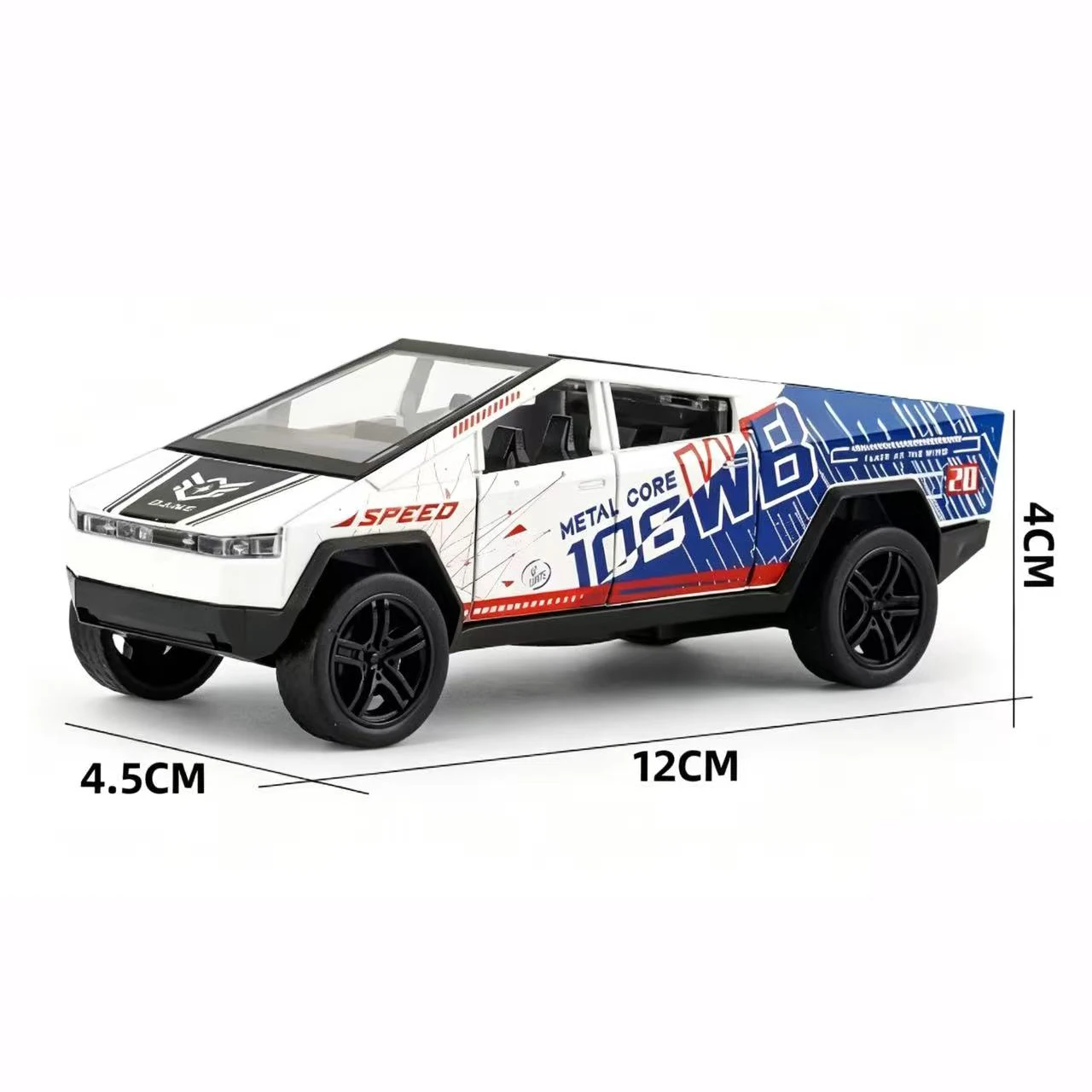 1:32 Scale Cast Simulation Alloy Toy Car Door Can Be Opened Pullback Drive Collectible Model Vehicle Toy for Kids image 5