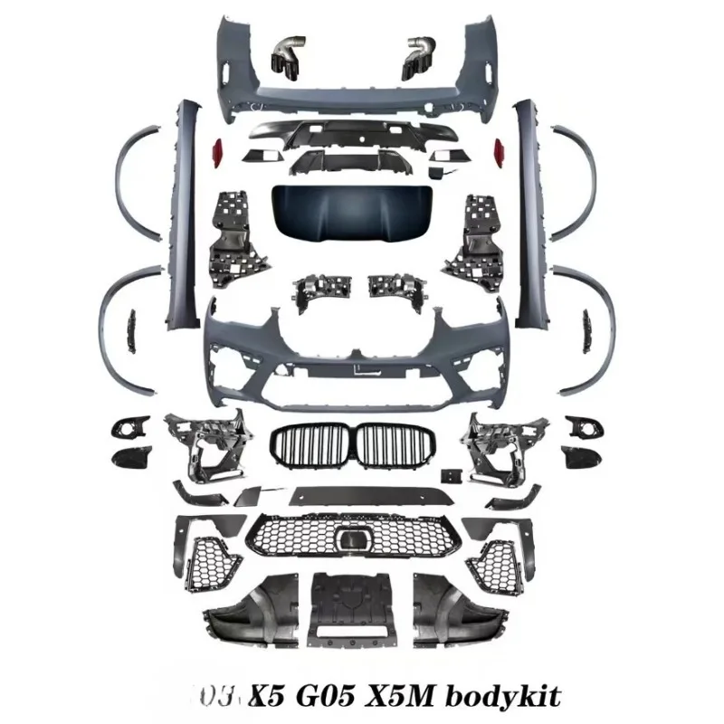 

X5G05 Modified X5M Large Surround Kit Front Bar Rear Bar Side Bar Horn Tail Full Surround