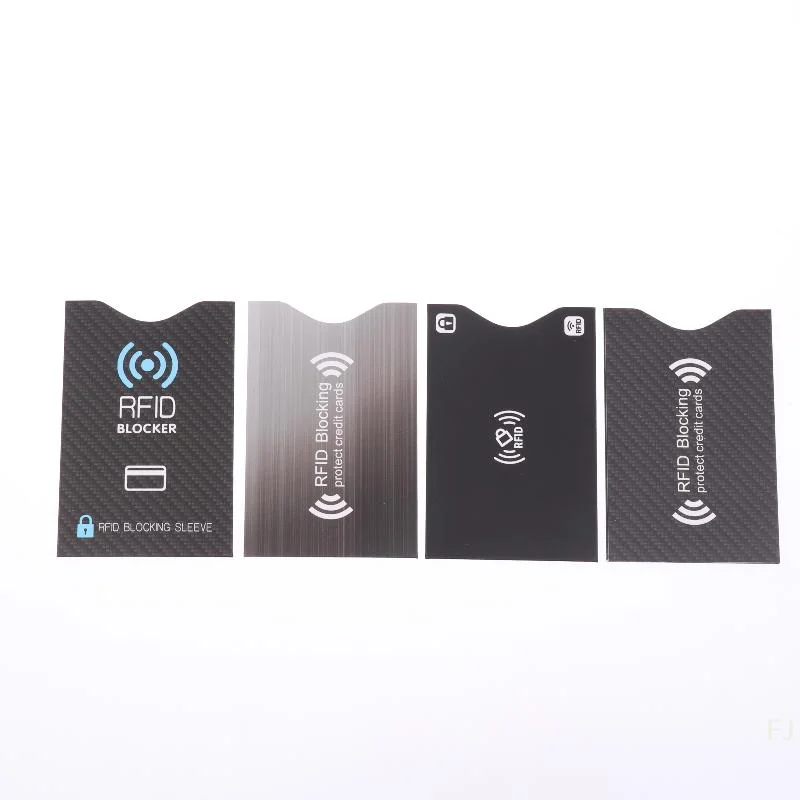 غطاء حافظة بطاقات بنكية من قطعة واحدة؛ حافظة بطاقة ائتمان RFID آمنة ضد السرقة