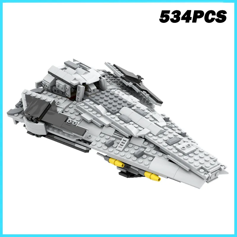 

534PCS NEW Spaceship Space Wars Movie Model MOC Building Blocks Bricks Creative Assembly Toy Adult Children Boy Birthday Gift