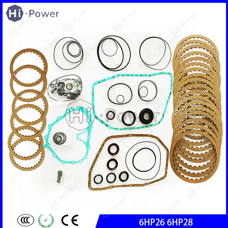 

6HP-26 6HP-26FLA Auto Transmission Overhaul Repair Kit Friction Plate For Jaguar Audi 6HP26 Gearbox Disc Oil Seal Kit