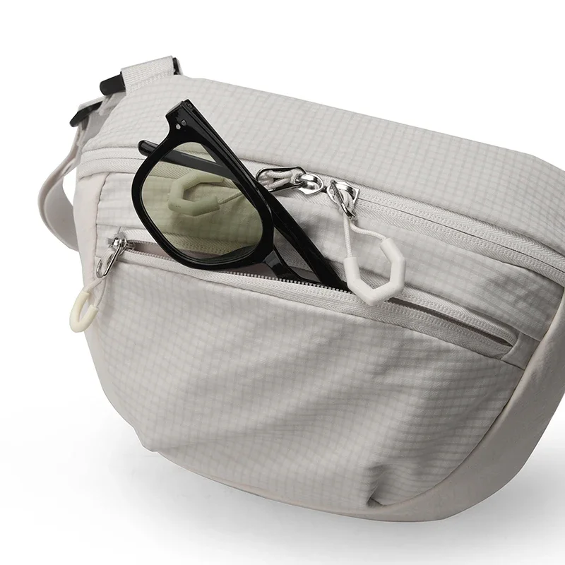 Outdoor-Camping-Wandern-Umhängetasche für Damen, einfarbig, leichte Hüfttasche mit Handyfach zum Laufen und Reisen – Detail 5