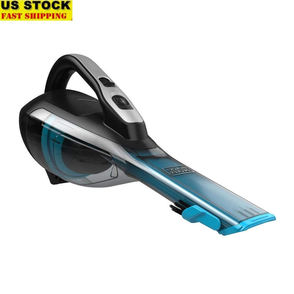 

Cordless Handheld Vacuum Lithium Ion Powerful Suction Easy Empty Dustbin Wall Mount Crevice Tool Flip-Up Brush Cleaning Solution