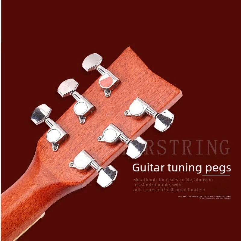 Acoustic Guitar Knob Acoustic Guitar Fully Enclosed String Knob Tuning Reel String Knob Tuning-String Guitar Accessories