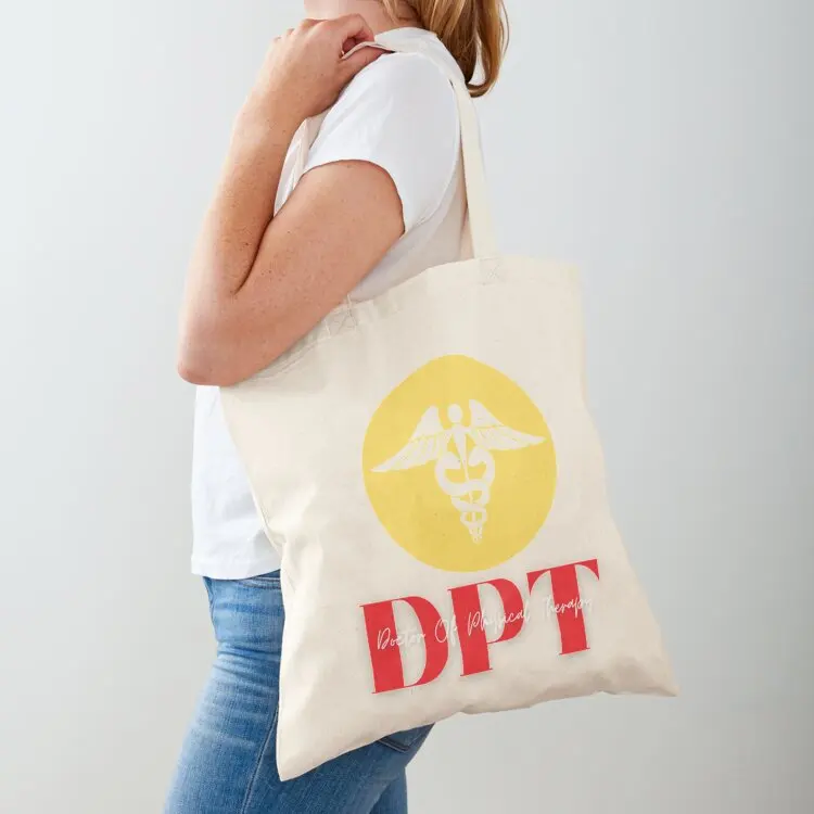 

DPT Doctor of Physical Therapy Medical Caduceus ShirtFunny Physical Therapy Tote Bag woman shopping bag Shopper handbag