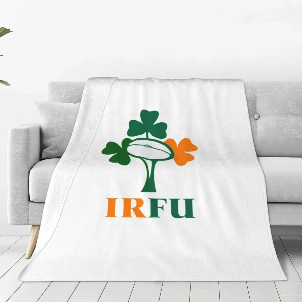 Ireland Rugby TEAM Blanket Fleece Multi-function Throw Blankets Sofa Throw Blanket For Home Bedroom Office Throws Bedspread