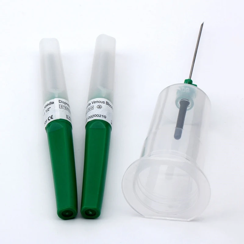 100pcs Medical Sterile Flashback Needle Safety Pen type Needle For Blood Collection Disposable Needle 20G 21G