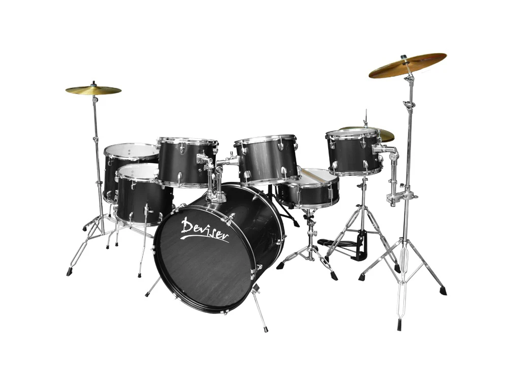 China wholesale Professional OEM brand 7 pcs acoustic drum set