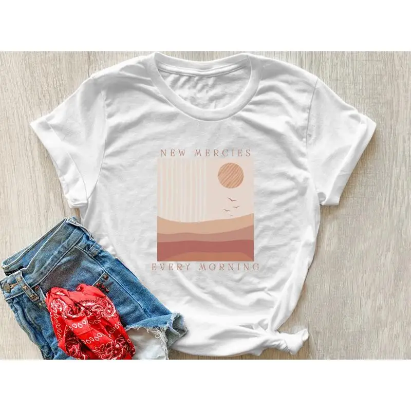 

Футболка New Mercies Christian Faith Based Boho Vintage Иисус