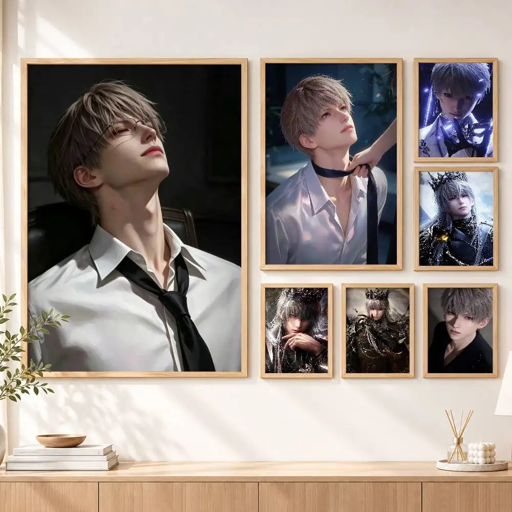 Shen Xinghui X-Xavier Game Love and Deepspace Customizable HD Self Adhesive Waterproof Wall Art Poster
