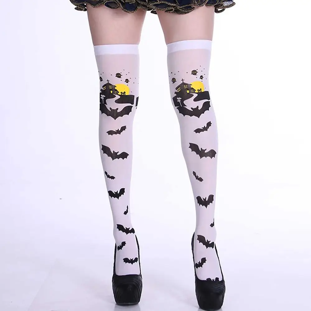 

Модные гольфы выше колена на Хэллоуин, эластичные чулки для косплея в стиле Лолиты, аксессуары для косплея, высокие гольфы на Хэллоуин