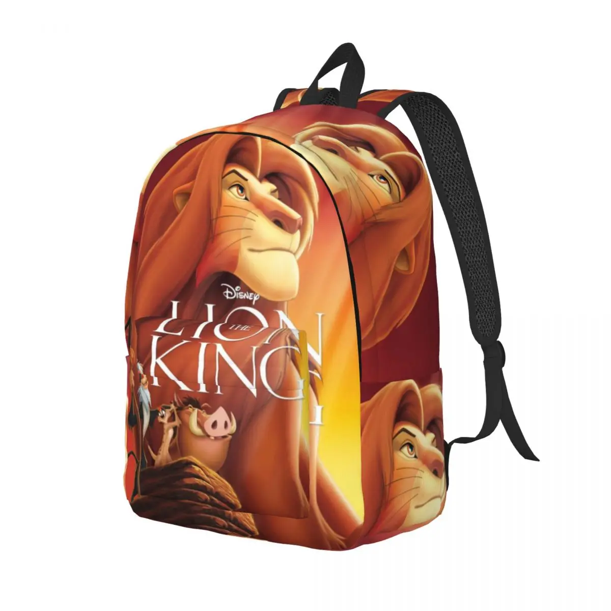 Rucksack Remote Retro Washable Disney The Lion King Film Ladies For Gifts Portable Knapsack Picnic